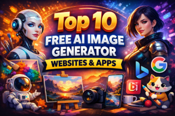 AI image generator showcase banner