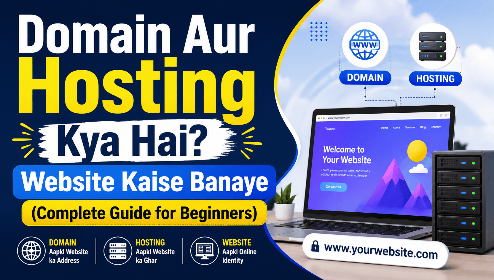 domain aur hosting kya hai